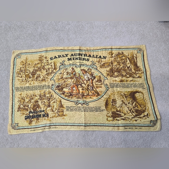 Vintage 6 Pc Lot Australian Souvenir Kitchen Towels - Picture 5 of 14